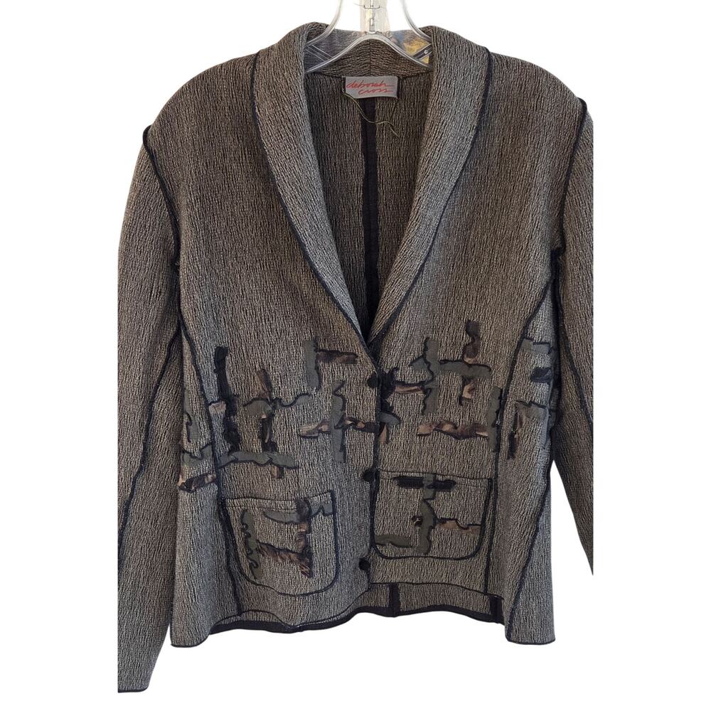 Deborah Cross Textile Artist Patchwork Blazer Jac… - image 4